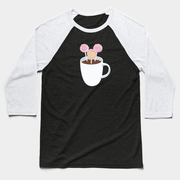 Cake Pops Cup Baseball T-Shirt by ShayliKipnis